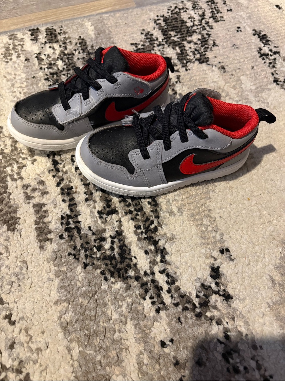 Nike Air Jordan 1 Low ALT TD 'Cement Fire Red' size 9c